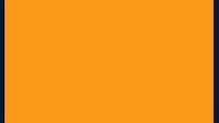 an orange background with a dark blue background